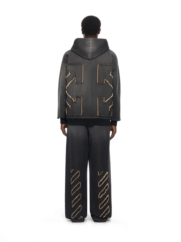 Distress Arr Skate Zip Hoodie Distress Arr Skate Zip Hoodie