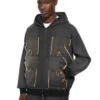 Distress Arr Skate Zip Hoodie Distress Arr Skate Zip Hoodie