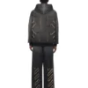 Distress Diag Slouchy Sweatpant
