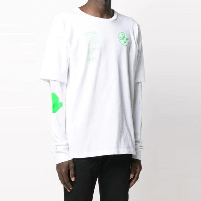 Double Sleeves White Double Layer Sleeve Long Sleeves