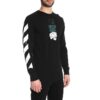 Dripping Arrows Logo Arrow Printing Long Sleeves Black