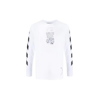 Dripping Arrows Logo Printing Men White