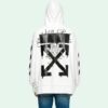Dripping Arrows Print Hooded Sweatshirt