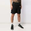 Elastic Waistband Logo Printing Shorts Version Black