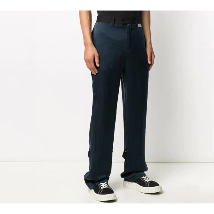Elongated Straight-Leg Trousers