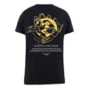 Embroidered Earth Printing Short Sleeve Black