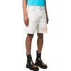 embroidered-logo Denim Shorts