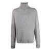 Embroidered-Logo Roll Neck Jumper