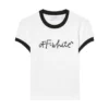Embroidered Script Fitted T-Shirt