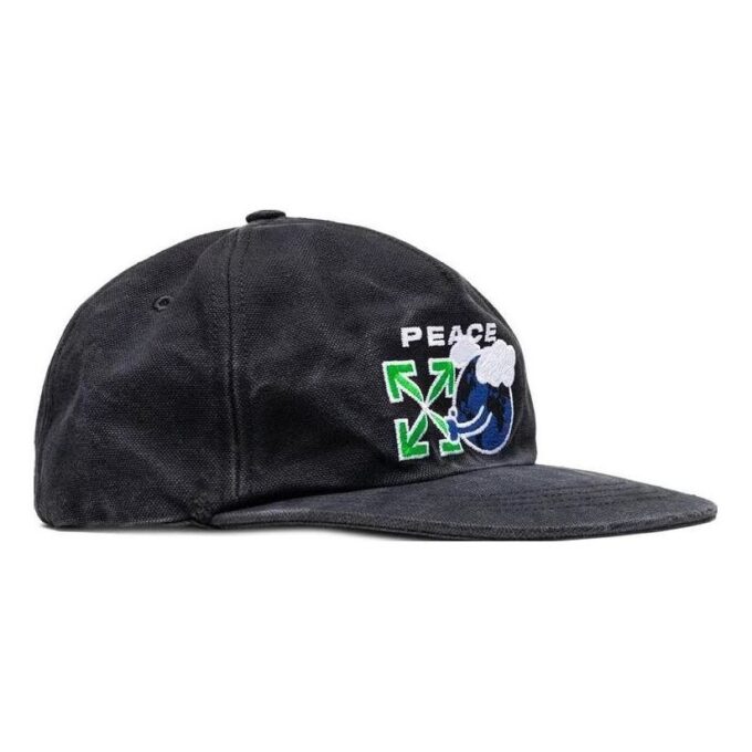 Embroidery Baseball Hat Unisex Black