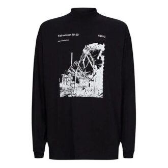 Factory Mock Neck T-Shirt “Black”