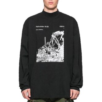 Factory Mock Neck T-Shirt “Black”