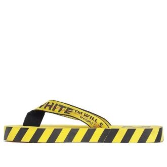 Flip Flops “Graphic Print – Yellow”