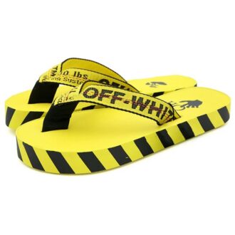 Flip Flops “Graphic Print – Yellow”
