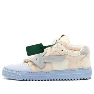 Floating Arrow Low-Top Sneakers “Beige Blue”