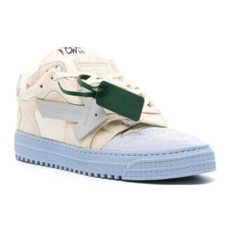 Floating Arrow Low-Top Sneakers “Beige Blue”
