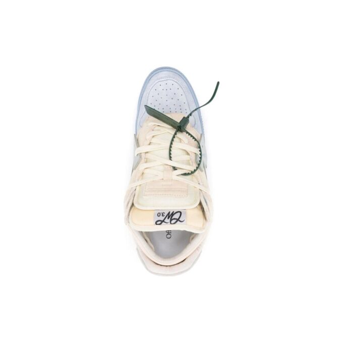 Floating Arrow Low-Top Sneakers “Beige Blue”