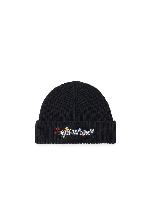 Floral Embroidered Beanie Floral Embroidered Beanie