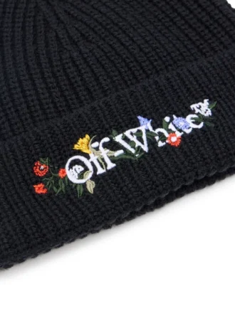 Floral Embroidered Beanie Floral Embroidered Beanie