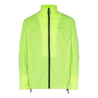 Fluo Yellow Track Sports Jacket Fluorescence