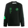 Fluorescence Arrows Sketch Mens Logo Sweater