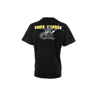 Freewizard Pattern Short Sleeve Loose Fit Black