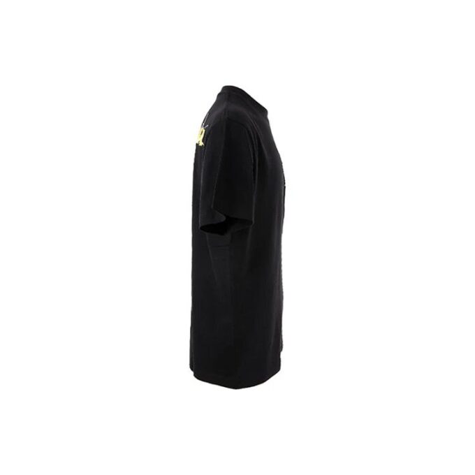 Freewizard Pattern Short Sleeve Loose Fit Black