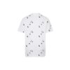 Full Print Alphabet Logo Round Neck Short Sleeve White