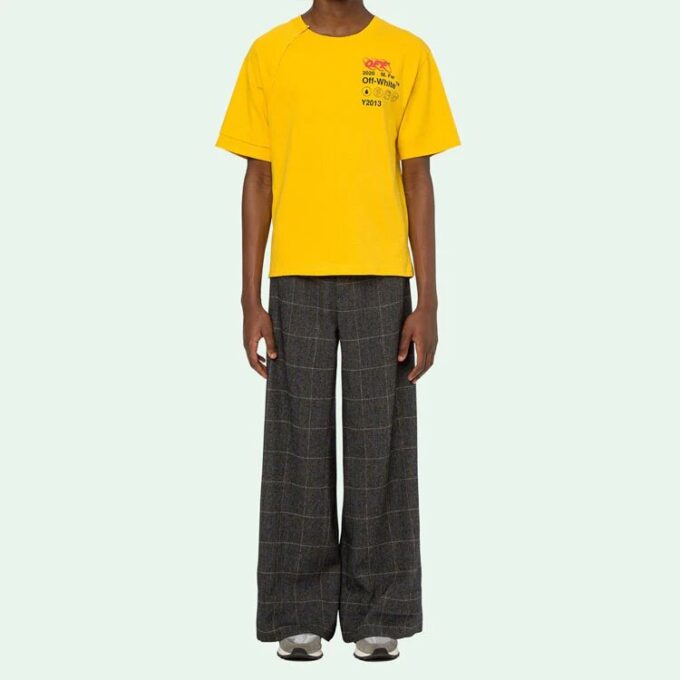 FW19 Industrial Y013 Recon Short-Sleeve Tee Men Yellow