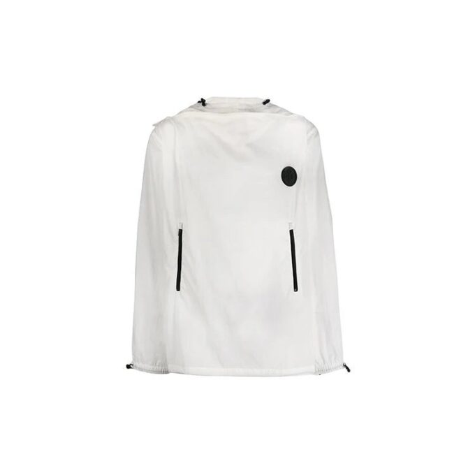 FW19 Printing Pullover Hooded Jacket Men White