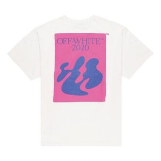 FW19 Shape Of Oversized Printing Short-Sleeve Tee Men White