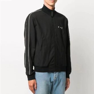 FW20 Applique Sports Jacket Men’ s Black