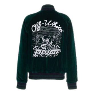 FW20 Applique Sports Jacket Men’ s Green