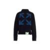 FW20 Arrow Printed Denim Jacket Men Black