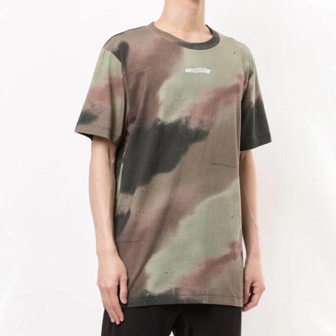 FW20 Arrows Logo Printed Men Green