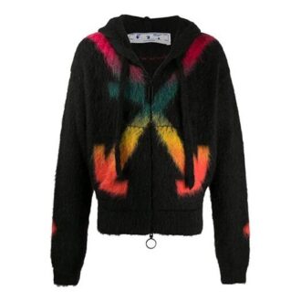 FW20 Arrows Vein Hooded Sweater Men’ s Black