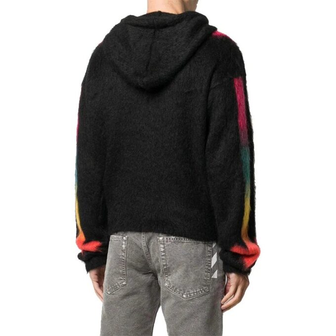 FW20 Arrows Vein Hooded Sweater Men’ s Black