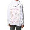 FW20 ArrowsPrinting Hooded pullover Men Grey