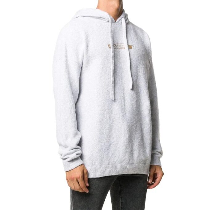 FW20 ArrowsPrinting Hooded pullover Men Grey