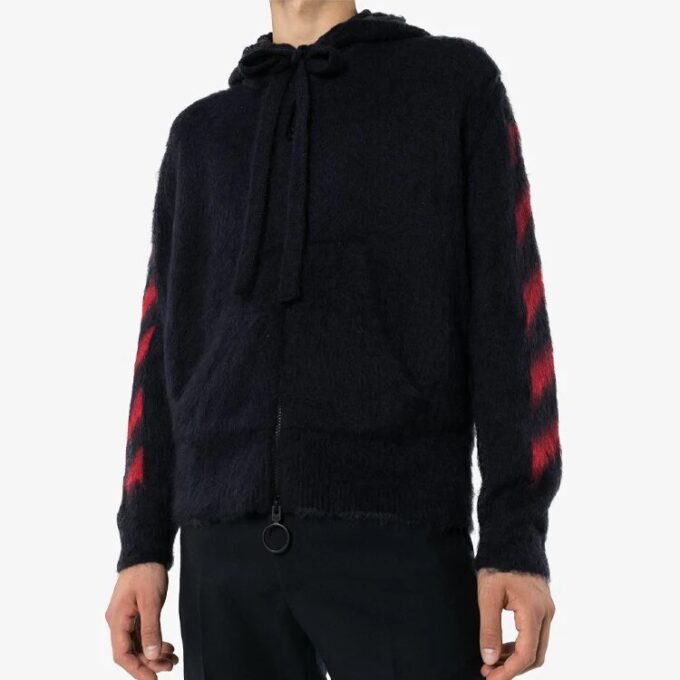 FW20 ArrowsPrinting Pullover Men Black