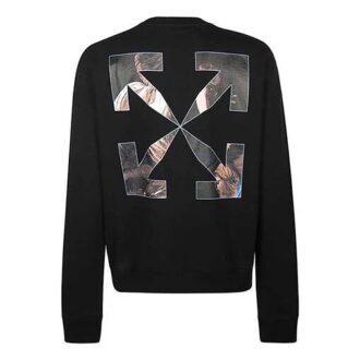 FW20 Caravaggio Angel Printing Sweater Men Black