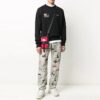 FW20 Caravaggio Angel Printing Sweater Men Black