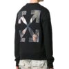 FW20 Caravaggio Angel Printing Sweater Men Black