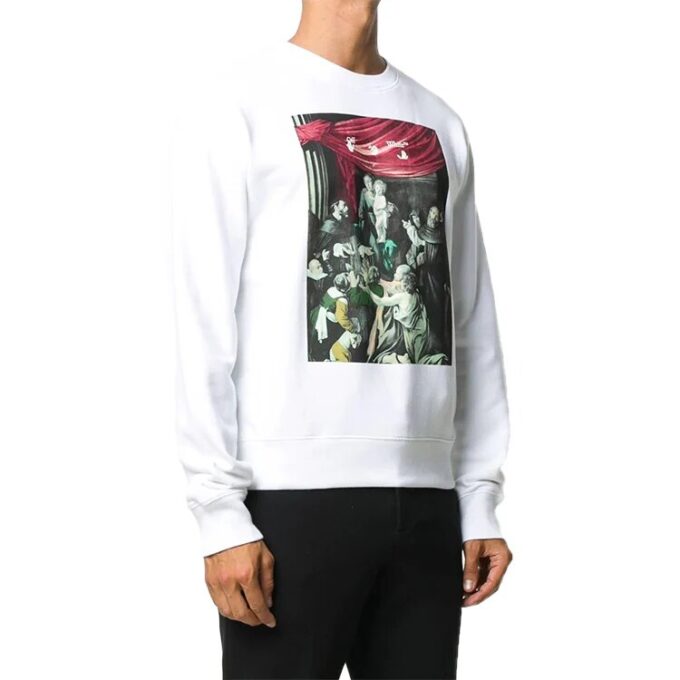 FW20 Caravaggio Print Crew Neck Sweatshirt