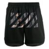 FW20 Caravaggio Printing Sports Shorts Men Black