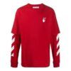 Fw20 Diagonal Stripe Layered Sleeve Swea