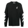 Fw20 Diagonal Stripe Layered Sleeve Swea