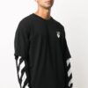 Fw20 Diagonal Stripe Layered Sleeve Swea