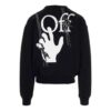 FW20 Hand Painted Graffiti Printing Pullover Men Black