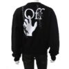 FW20 Hand Painted Graffiti Printing Pullover Men Black